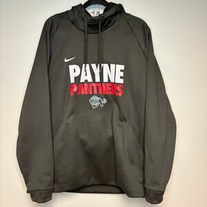 NWT Nike Payne Panthers Therma-Fit Black Hoodie Mens Sz XXL